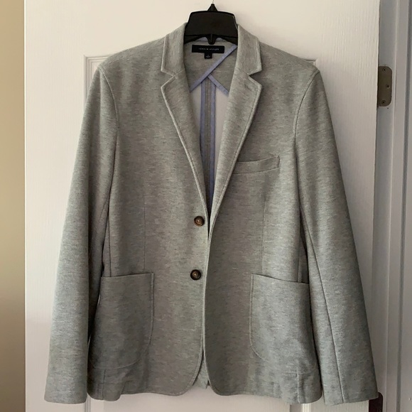 Tommy Hilfiger Stretch Blazer Sport Coat Grey M - Picture 2 of 8